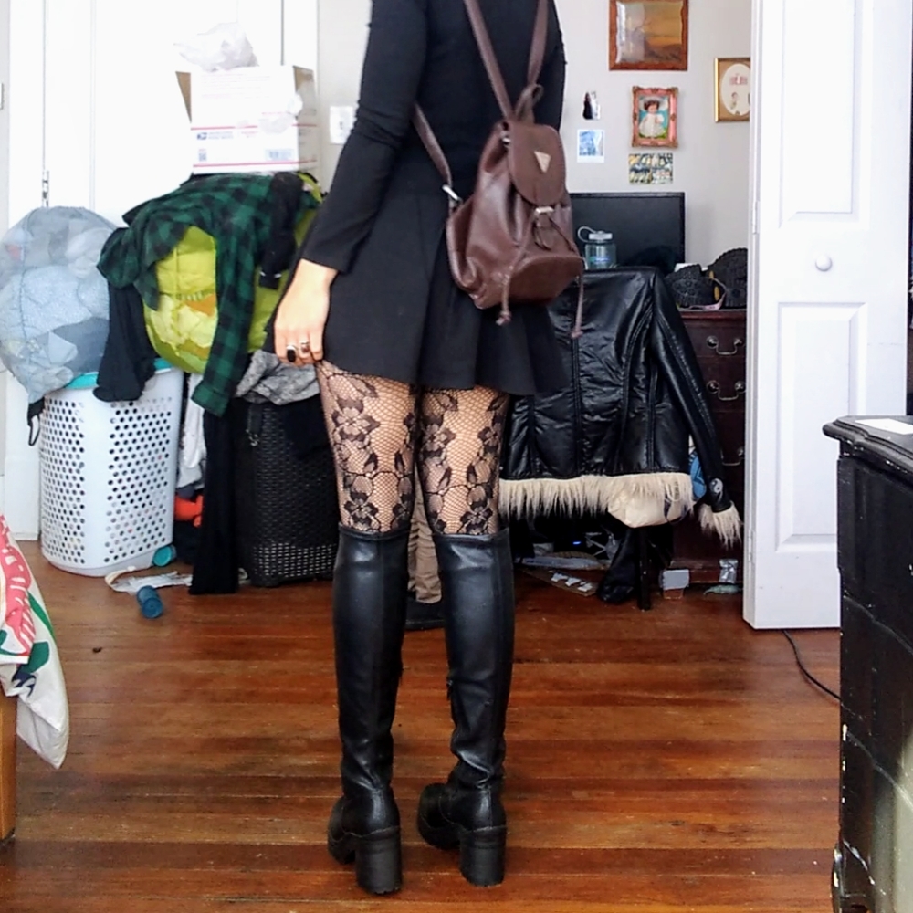 Steve Madden vegan knee boots